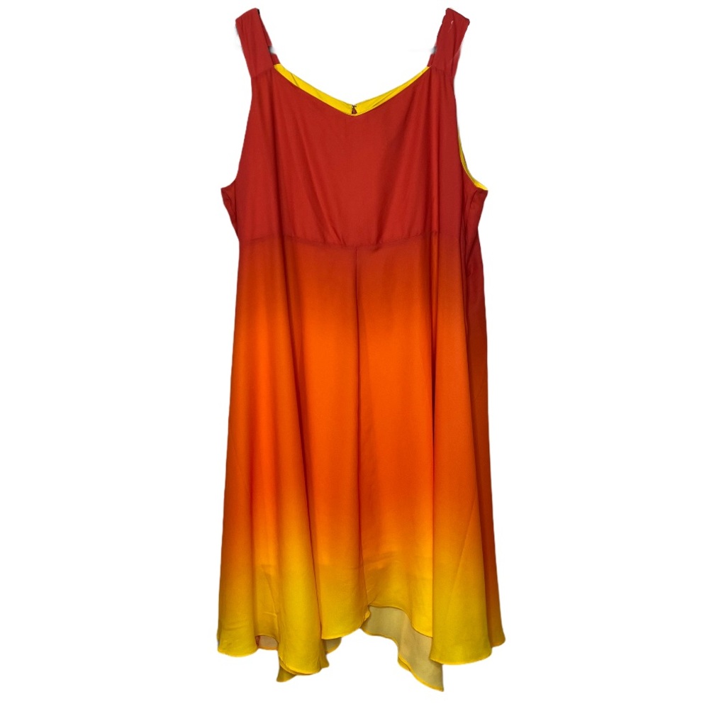 Catherine’s 4x 5x 30/32 Ombré Chiffon Dress